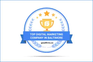 GoodFirms badge for top digital marketing company in Baltimore